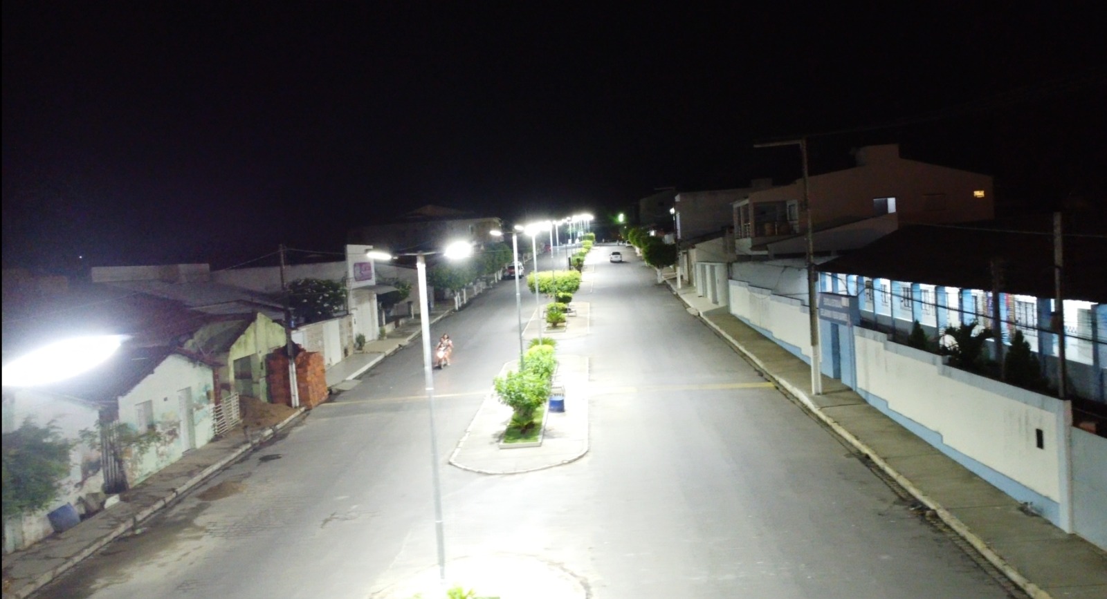 Nova iluminação de led traz mais segurança e qualidade de vida para a população